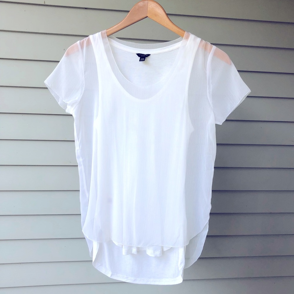 Ann Taylor Petite Layered Top